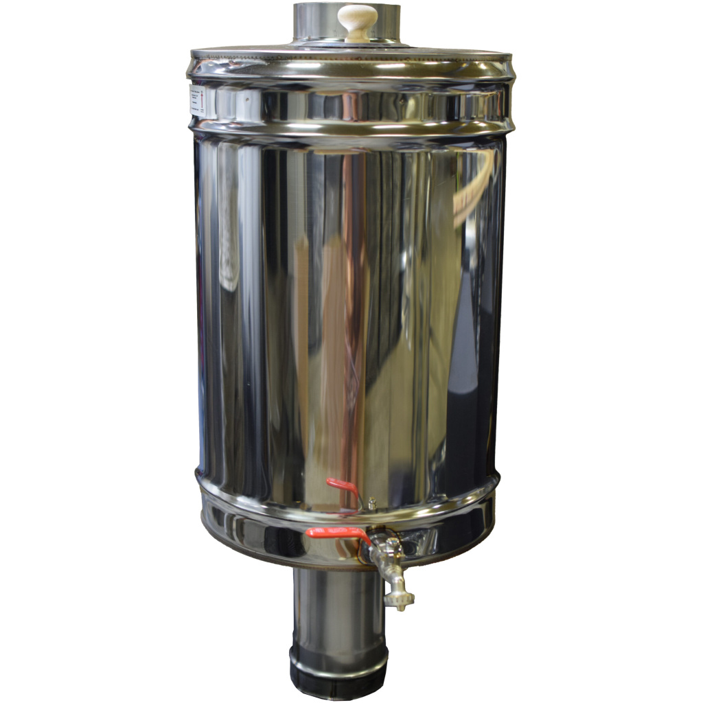 Skamet BOT-30 RV lahtine roostevabast terasest 30 L veepaak ümber suitsutoru