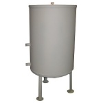 Skamet BO-130 lahtine mustast terasest 130 L veeboiler saunaahjule