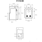Puuküttega saunakeris P-116 BVGL boileri ühendus vasakul - Image 4