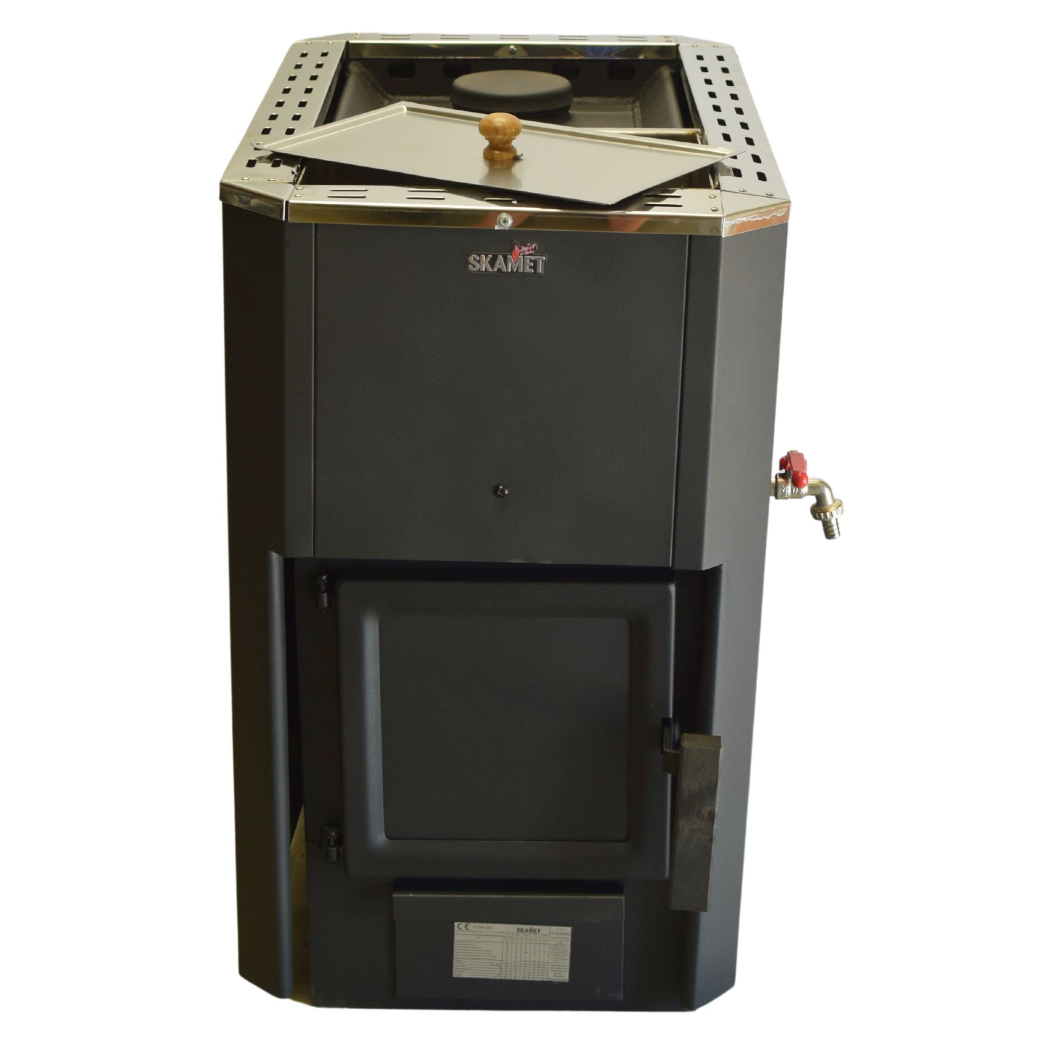 Puukeris roostevaba veepaagiga