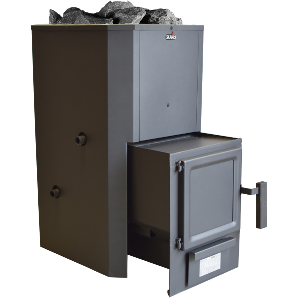 Skamet puuküttega saunaahi P-220 BV boileri vasakult ühendusega 16–25 m³