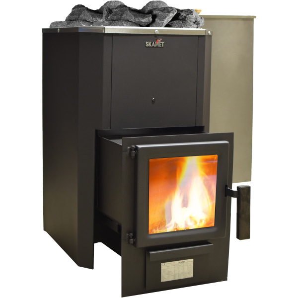 Skamet P-22040-PRV puuküttega saunaahi 40 l paagiga paremal 16–25 m³