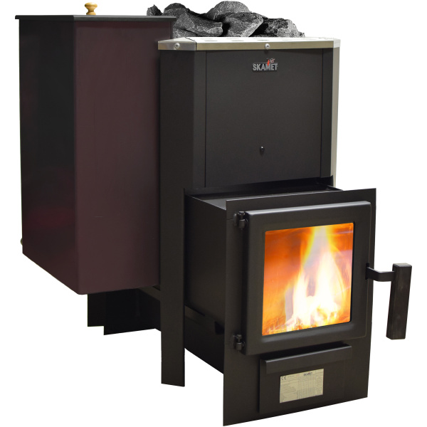 Skamet P-220/40-V puuküttega saunaahi 40 l veepaagiga vasakul 16–25 m³