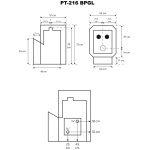 PT-216 GL su didelio stiklo katilo jungtimi - Image 5
