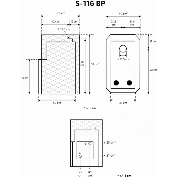 S 116 BP eskiis