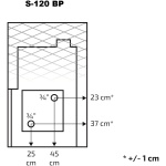 Square mesh sauna heater S-120 with a water tank connection - Image 7