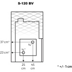 Square mesh sauna heater S-120 with a water tank connection - Image 9