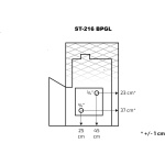 Saunakeris ST-216 GL suure klaasi & boileri ühendusega - Image 8