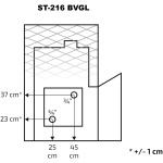 Saunakeris ST-216 GL suure klaasi & boileri ühendusega - Image 7