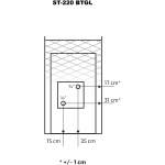 Skamet ST-220 GL suurella lasilla ja kulmikkaalla verkkovaipalla - Image 7
