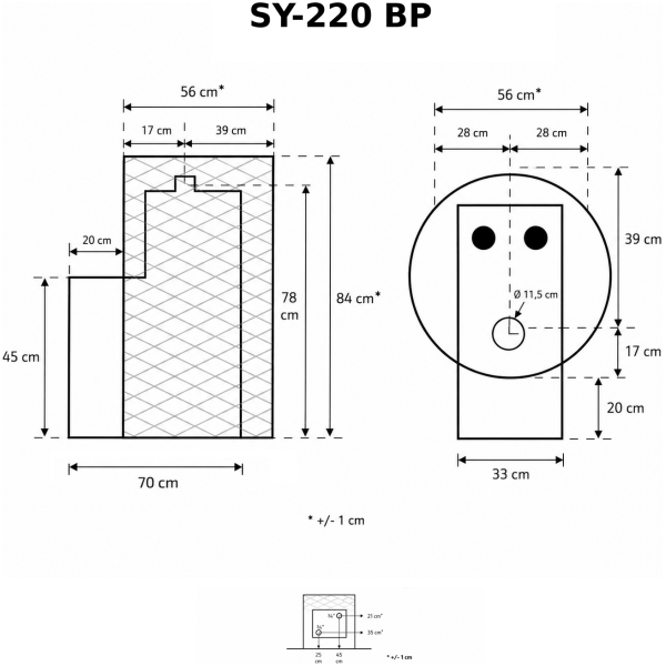 SY 220 BP eskiis