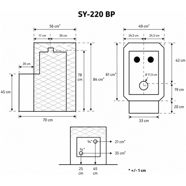 SY 220 BP eskiis