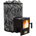 Skamet SY-220 suur võrkkorpusega saunaahi 16-25 m³ läbi seina köetav sauna keris