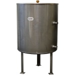 110 L stainless steel open sauna water boiler on legs BO-110 RV