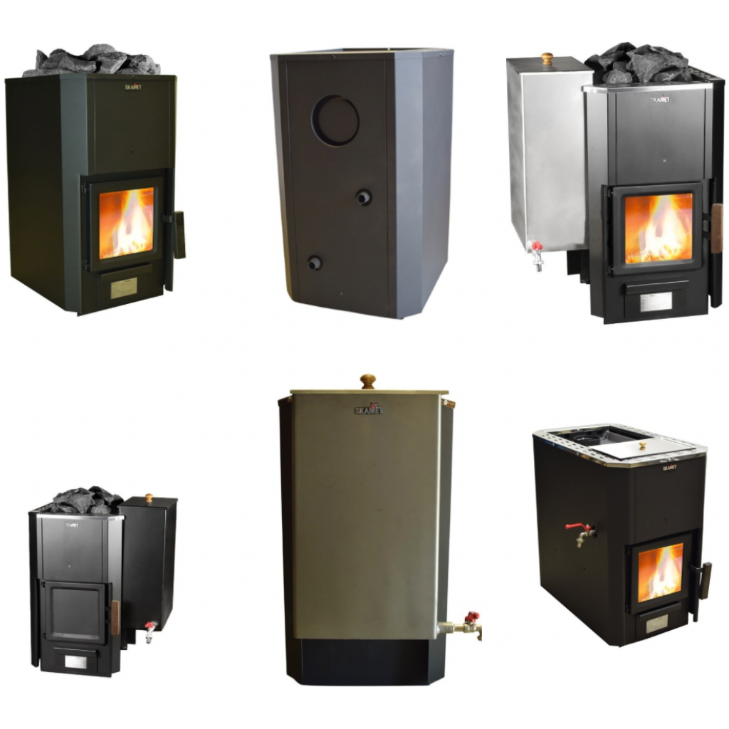 Metallkorpusega kerised samast ruumist köetavad