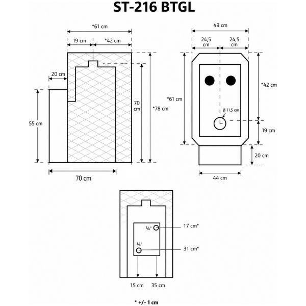 ST 216 BTGL eskiis