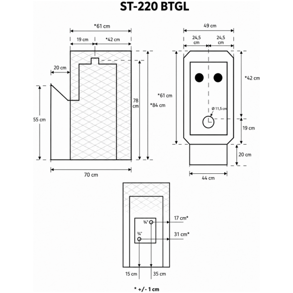 ST 220 BTGL eskiis